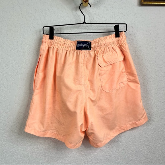 Michaels Swimwear Sherbert Octopus  Orange Swim Trunks - Picture 4 of 7